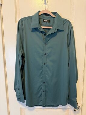 Express Teal Button-Up Shirt